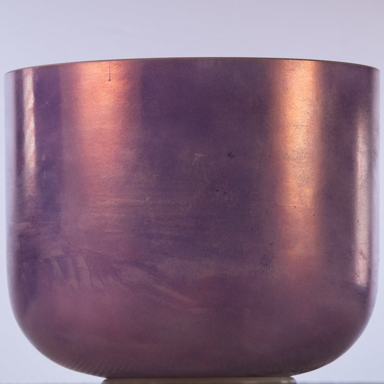 10" C-50 Lavender Sunset Gold Crystal Singing Bowl