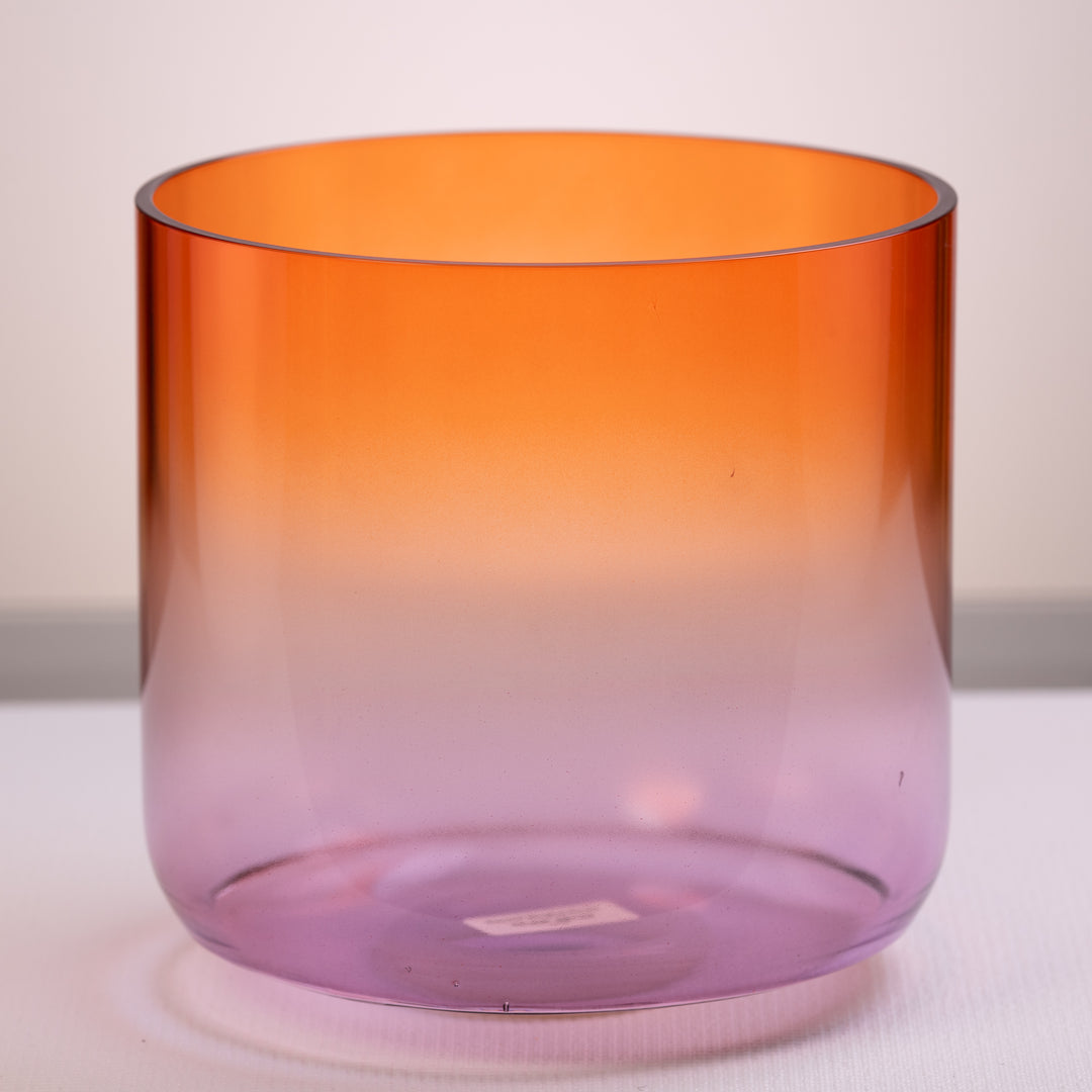 10.25” D#+44 Sunset Bloom Crystal Symphony Bowl
