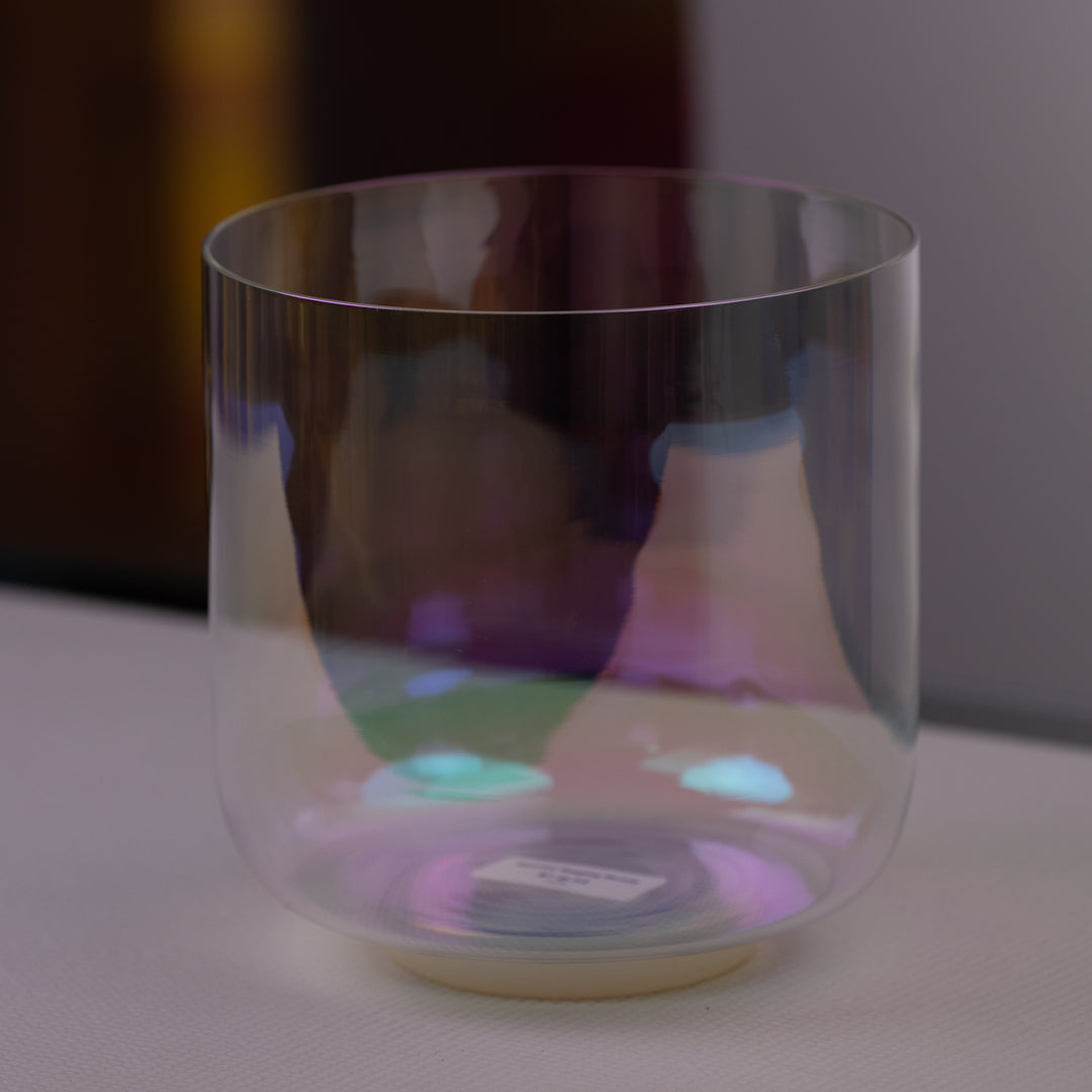 8" G-14 Prismatic Crystal Singing Bowl