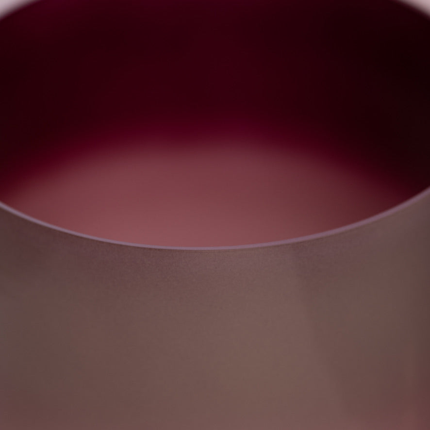 9” F#-8 Majestic Mauve Crystal Singing Bowl
