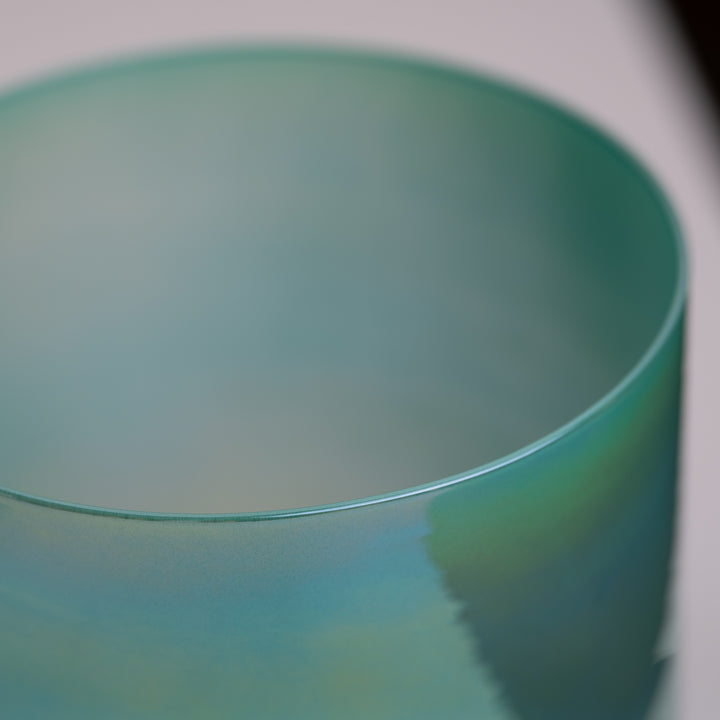 9.25" F+45 Serene Sea Crystal Singing Bowl