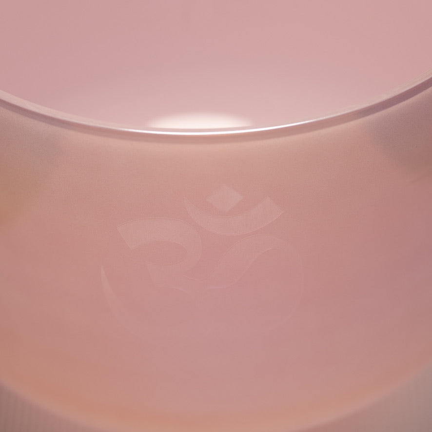 11" A-39 Goddess Glow Crystal Singing Bowl