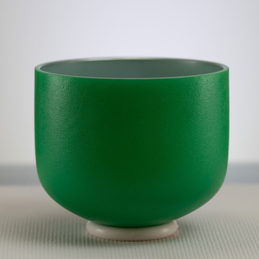 9" A#-22 Emerald Heart Singing Bowl