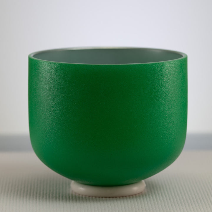 9" A#-22 Emerald Heart Singing Bowl
