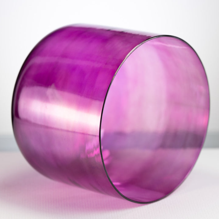 12" C#+11 Healing Violet Flame Crystal Singing Bowl
