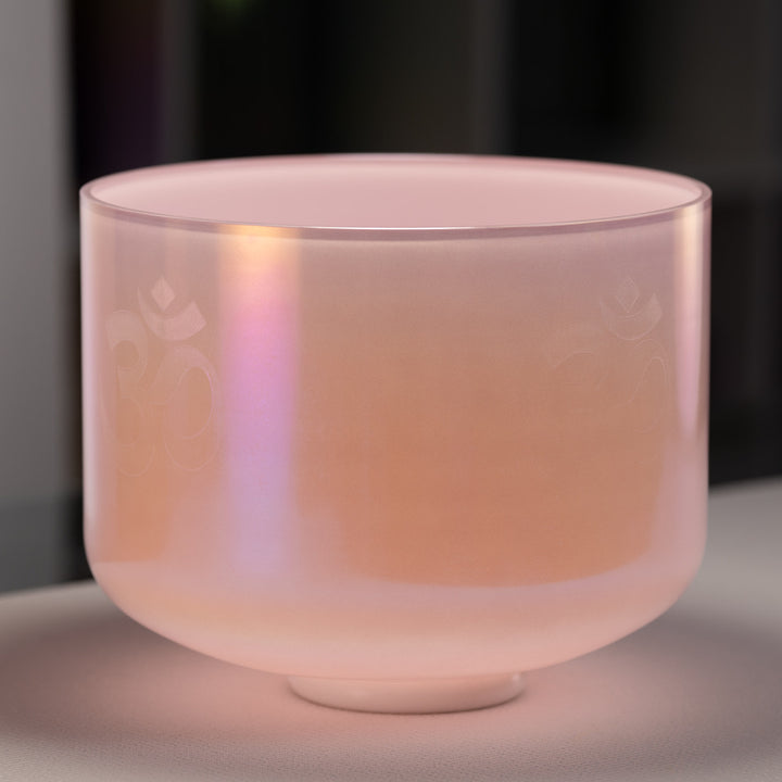 11" A-39 Goddess Glow Crystal Singing Bowl