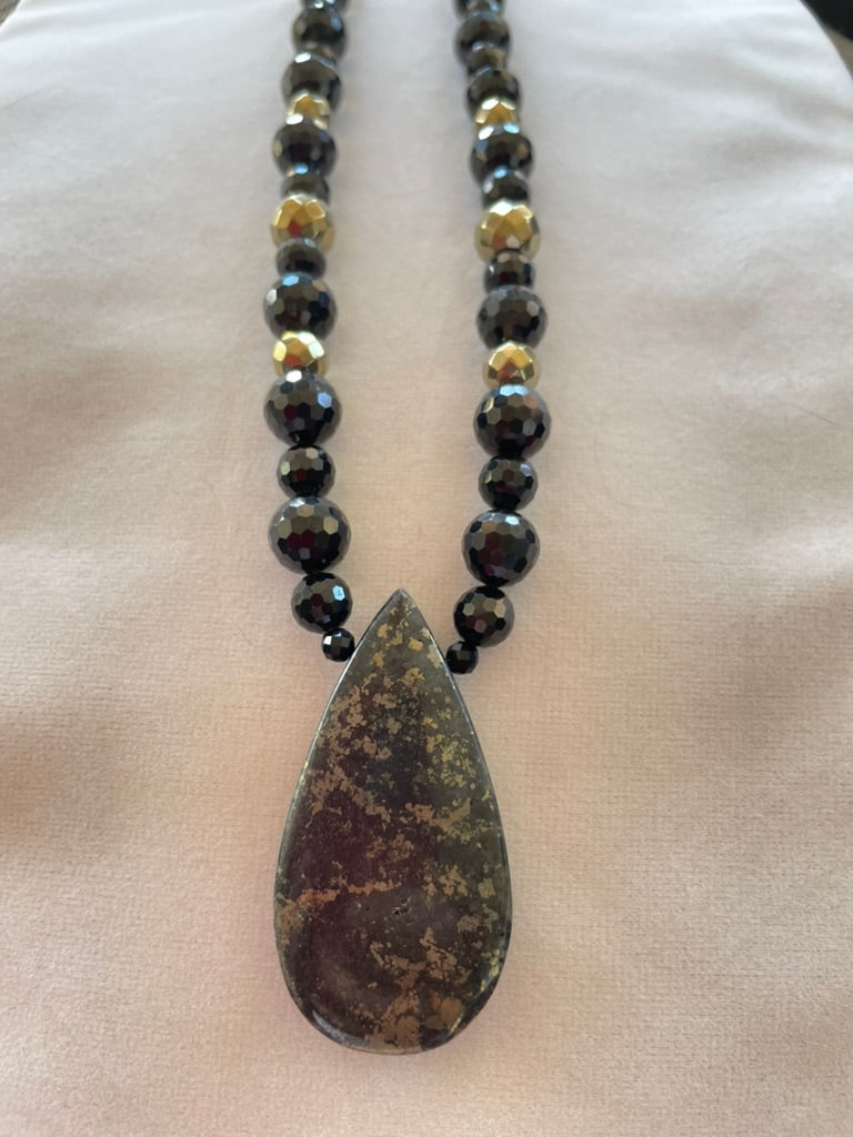 Black Spinel Necklace