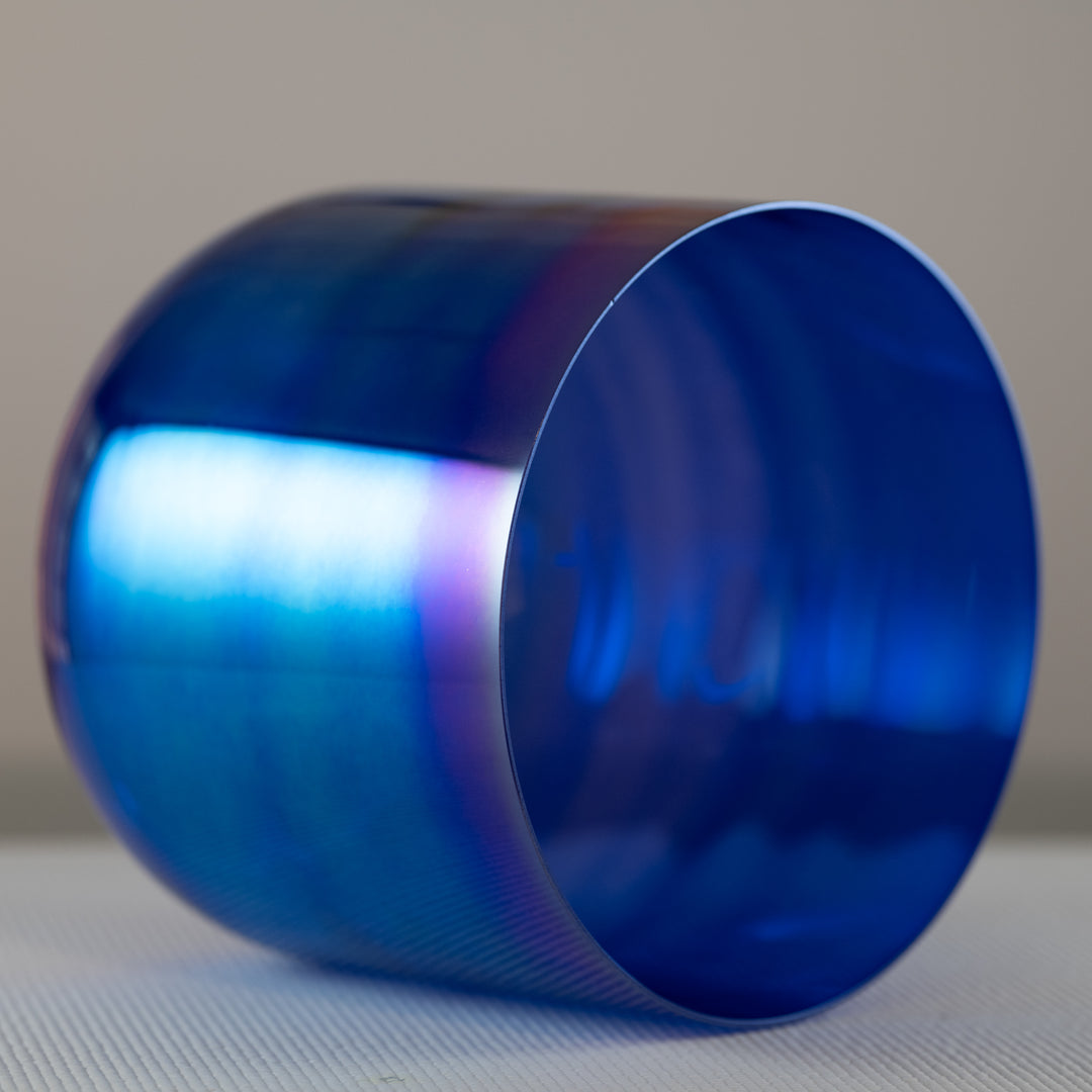 10" B-36 Sapphire Spirit & Prismatic Crystal Bowl