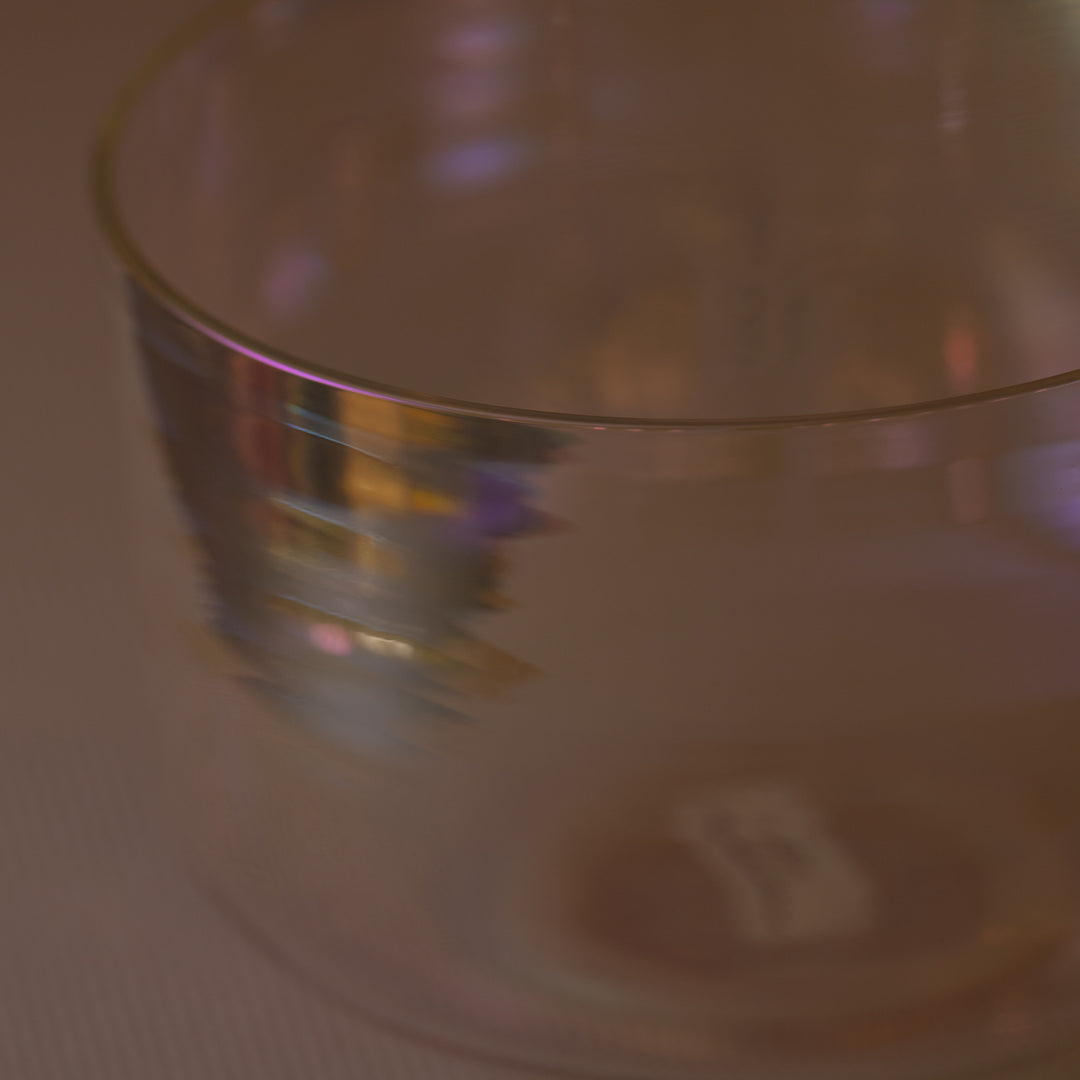 9.5" C#-37 Prismatic Crystal Singing Bowl