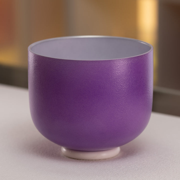 9" G#-23 Purple Dream Frosted Singing Bowl
