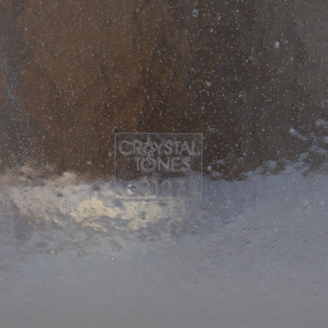 9" F+30 Azeztulite White Light Aura Gold, Crystal Tones™