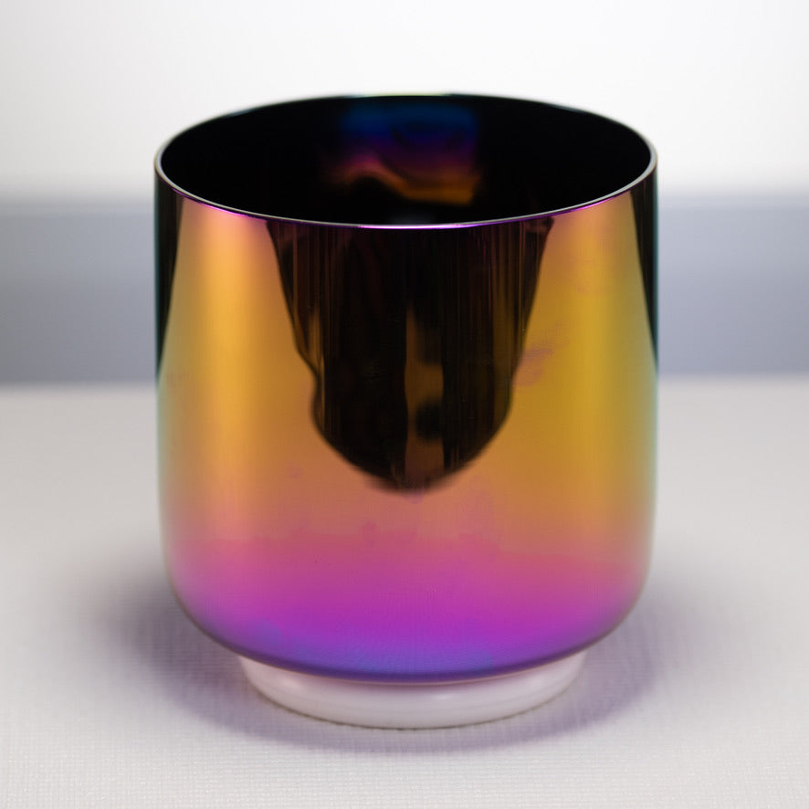 6" E+8 Celestial Rainbow Singing Bowl, Perfect Pitch
