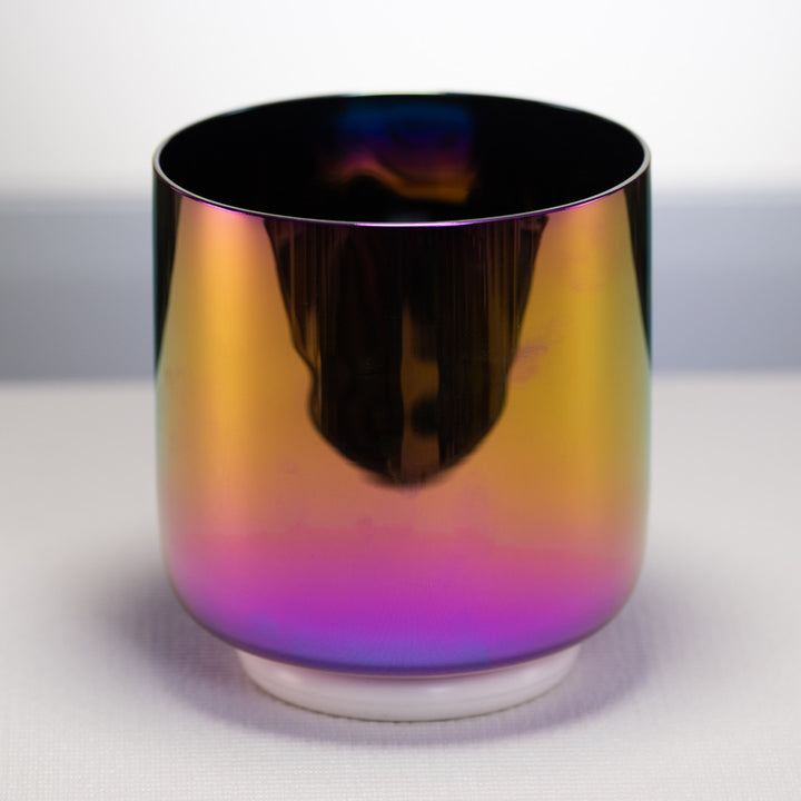 6" E+8 Celestial Rainbow Singing Bowl, Perfect Pitch