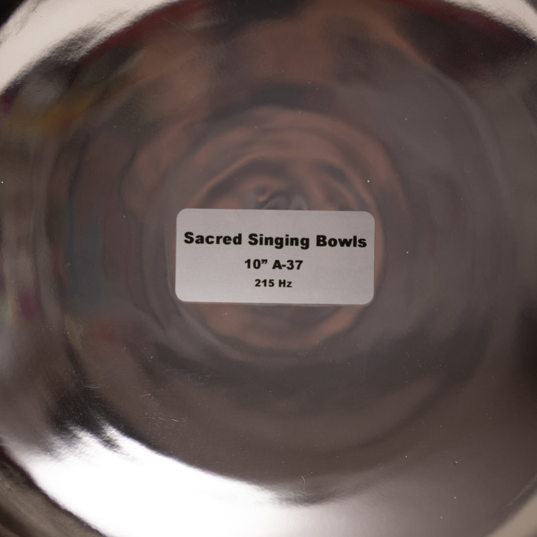 10" A-37 Silver Star Crystal Singing Bowl