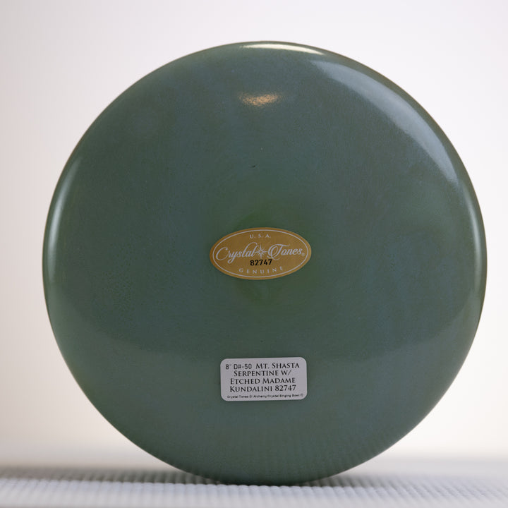8" D#-50 Etched Mount Shasta Serpentine, Crystal Tones™