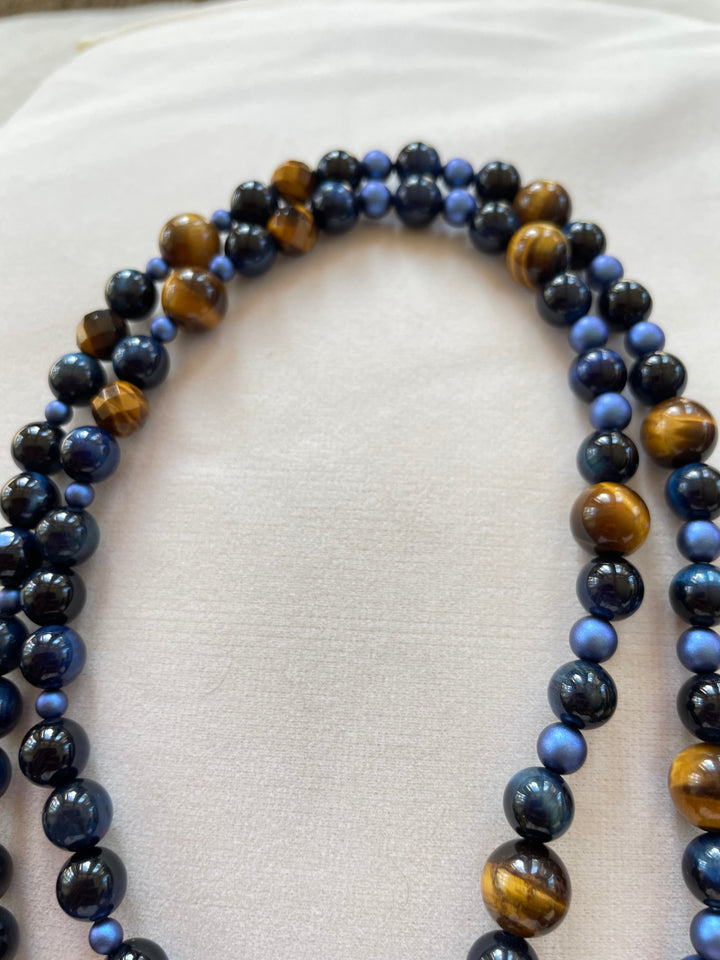 Blue Tiger Eye Mala