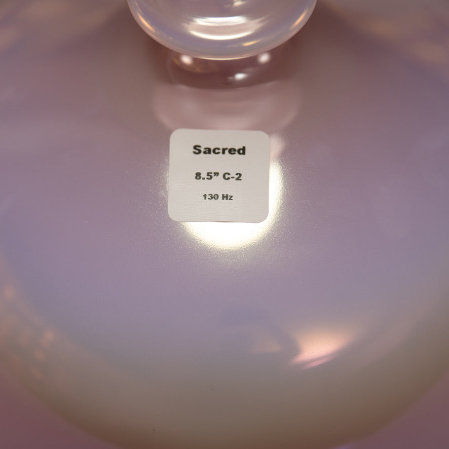 8.5" C-2 Goddess Glow Crystal Singing Chalice, Perfect Pitch