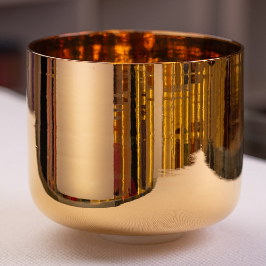 24k Gold Crystal Singing Bowl from Sacred Singing Bowls