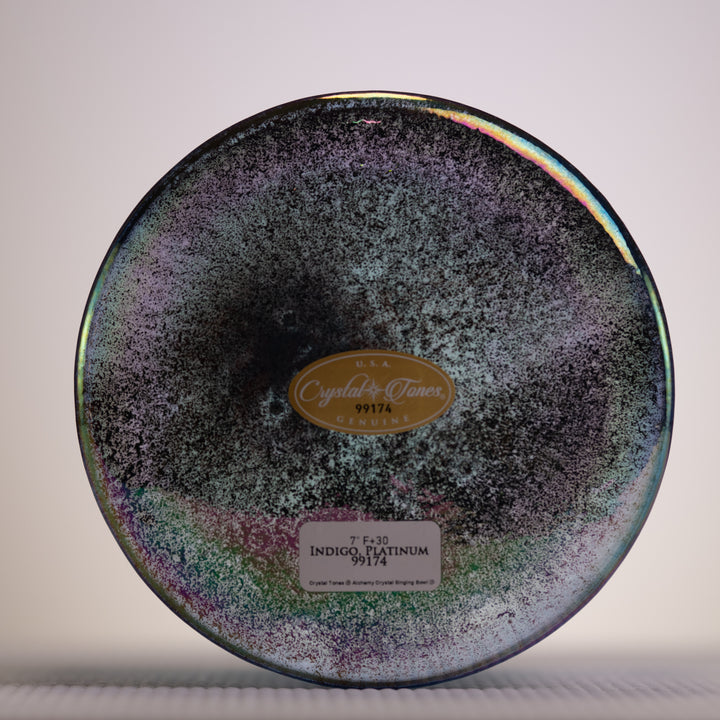 7" F+30 Indigo & Platinum, Crystal Tones™