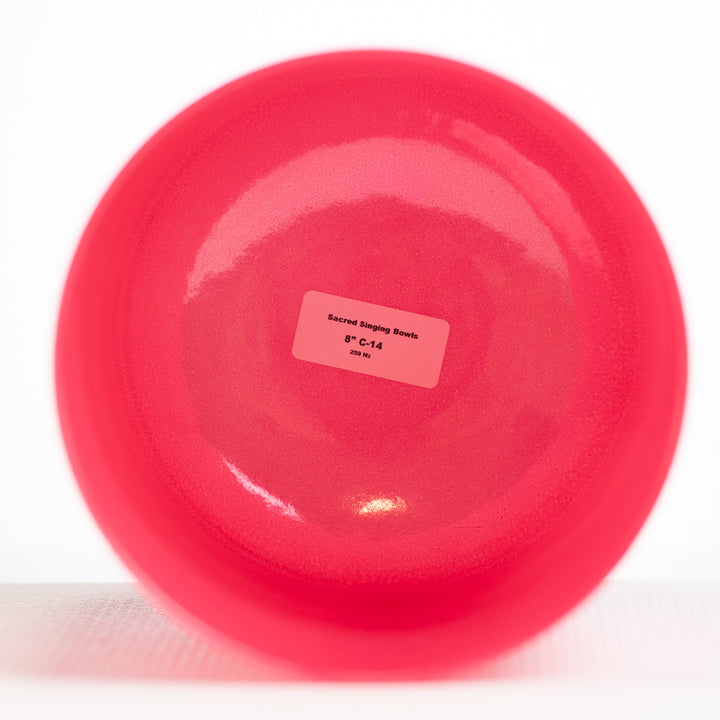 Pink Crystal Singing Bowls from Sacred Singing Bowls