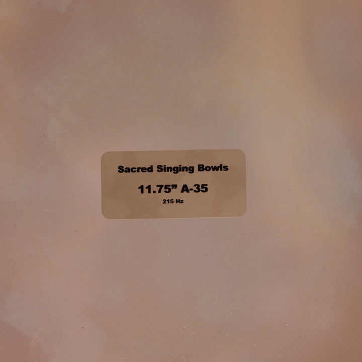 11.75" A-35 Topaz Transformation Crystal Symphony Bowl