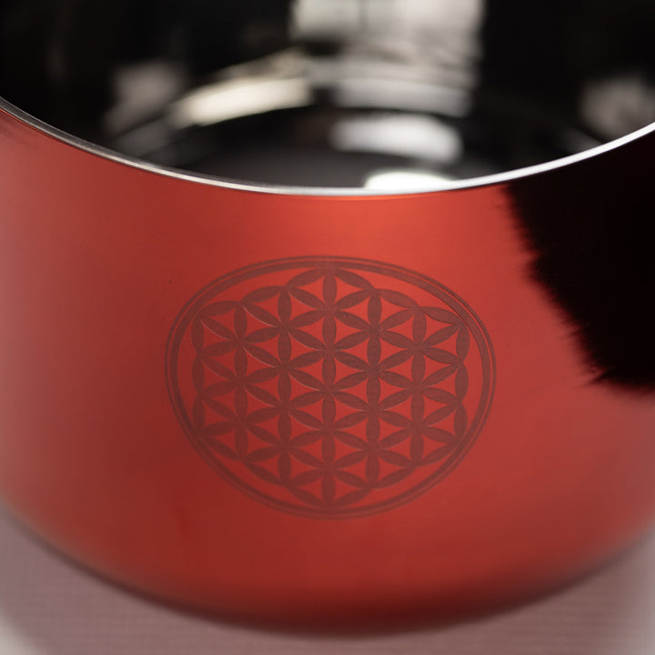 11" F+13 Solara Singing Bowl with Flower of Life