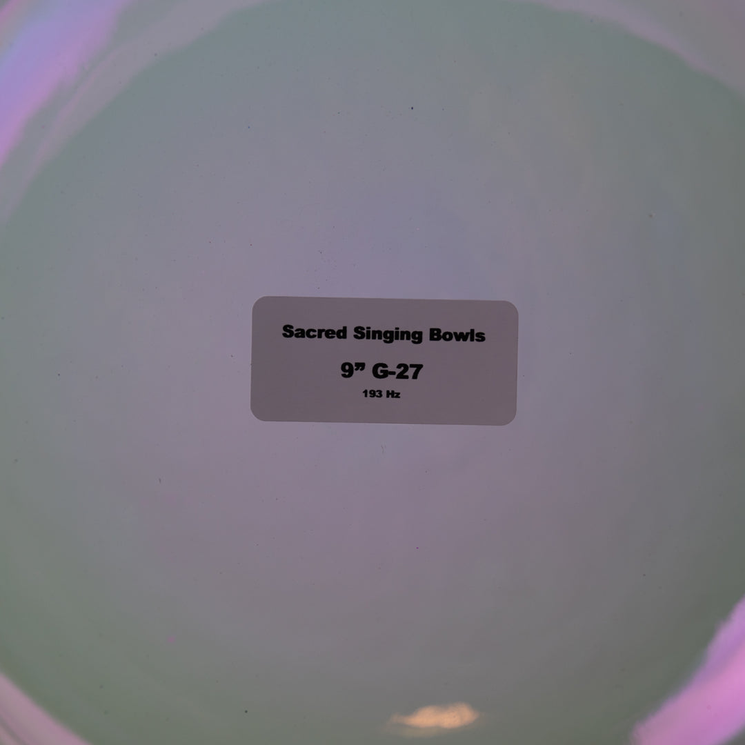 9" G-27 Prismatic Crystal Singing Bowl