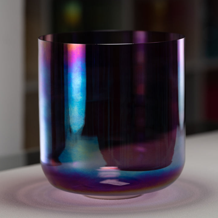 10" A#-8 Amethyst Activation Crystal Singing Bowl