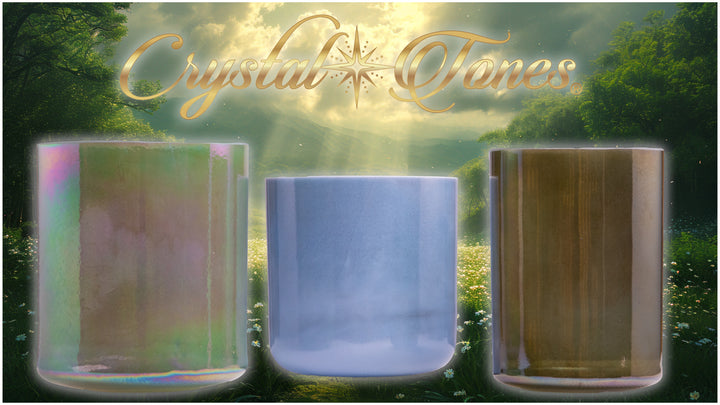 Healing Echoes: Harmonic Crystal Singing Bowl Set
