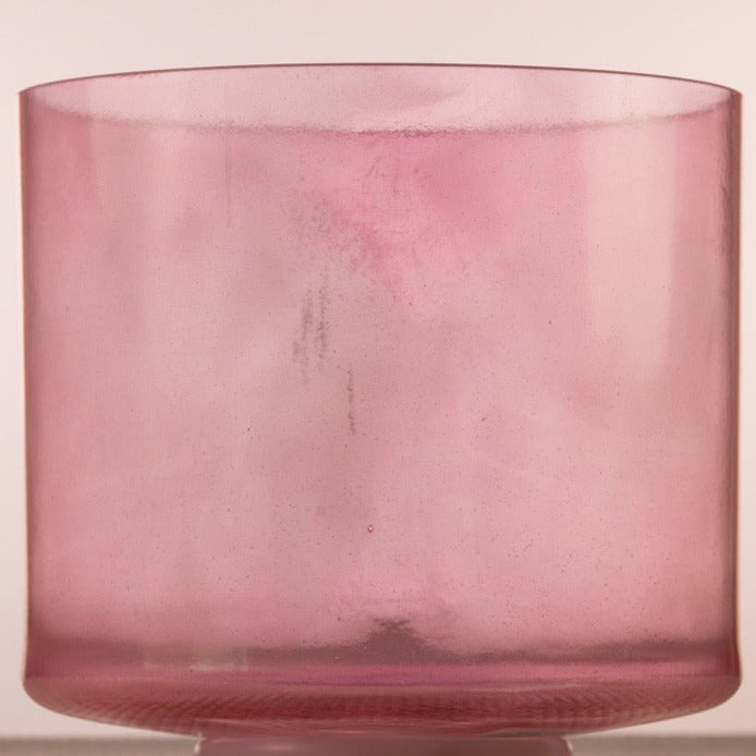 Tesseract Salt & Pink Aura Gold Crystal Singing Bowl