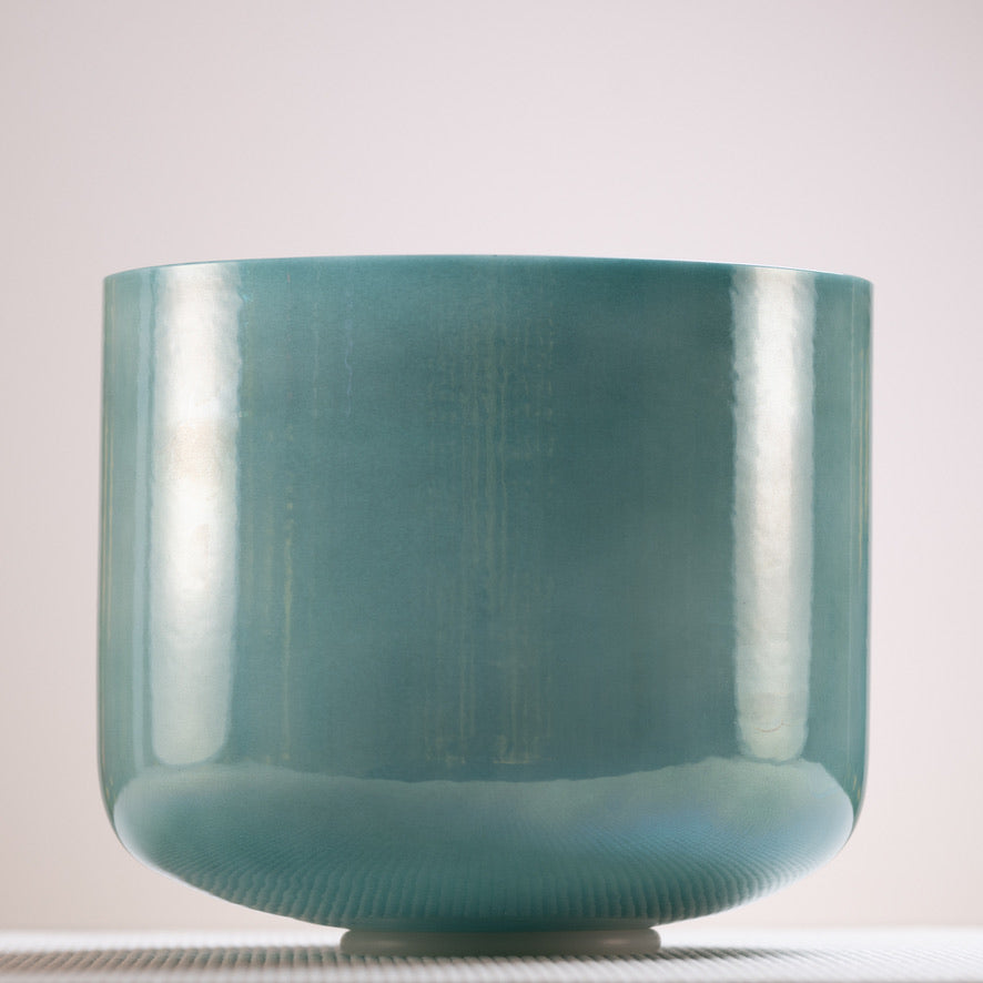 Teal Sapphire Singing Bowl