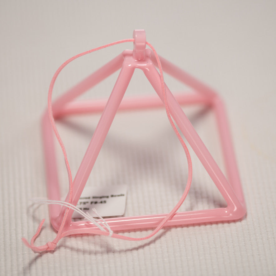 4.75" F#-45 Light Pink Crystal Pyramid