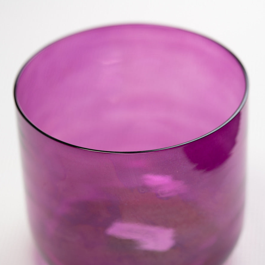 7.25" D+42 Healing Violet Flame Crystal Singing Bowl
