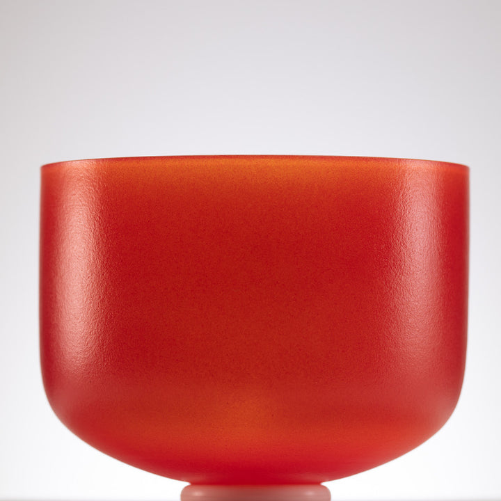 12" G#-27 Sedona Sunrise Frosted Crystal Singing Bowl