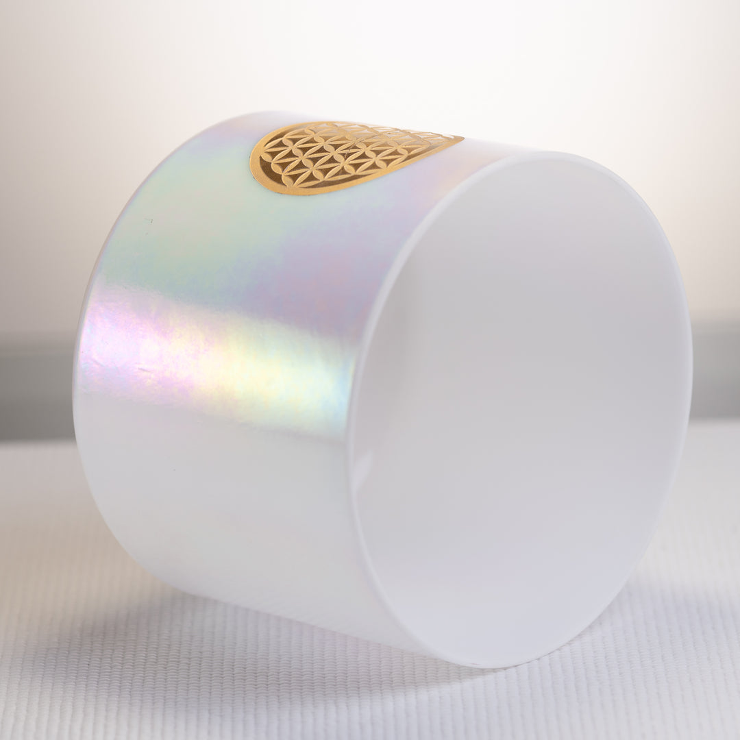 9" C-40 Mother of Platinum & 24k Flower of Life, Crystal Tones™