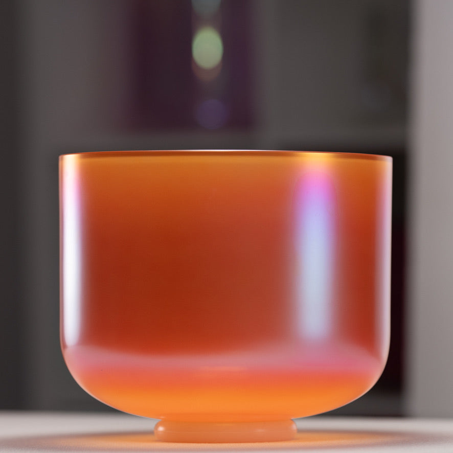 10" G#-5 Sunset Serenade Crystal Singing Bowl, Perfect Pitch