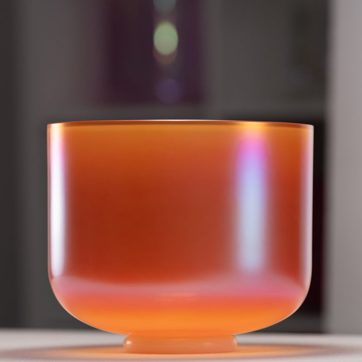 10" G#-5 Sunset Serenade Crystal Singing Bowl, Perfect Pitch