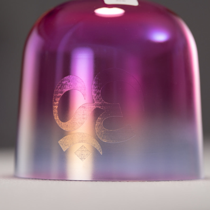 6" G#-4 Rose Blossom Singing Bowl with Om Symbol