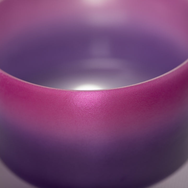 10" C#-26 Blossoming Heart Frosted Crystal Singing Bowl