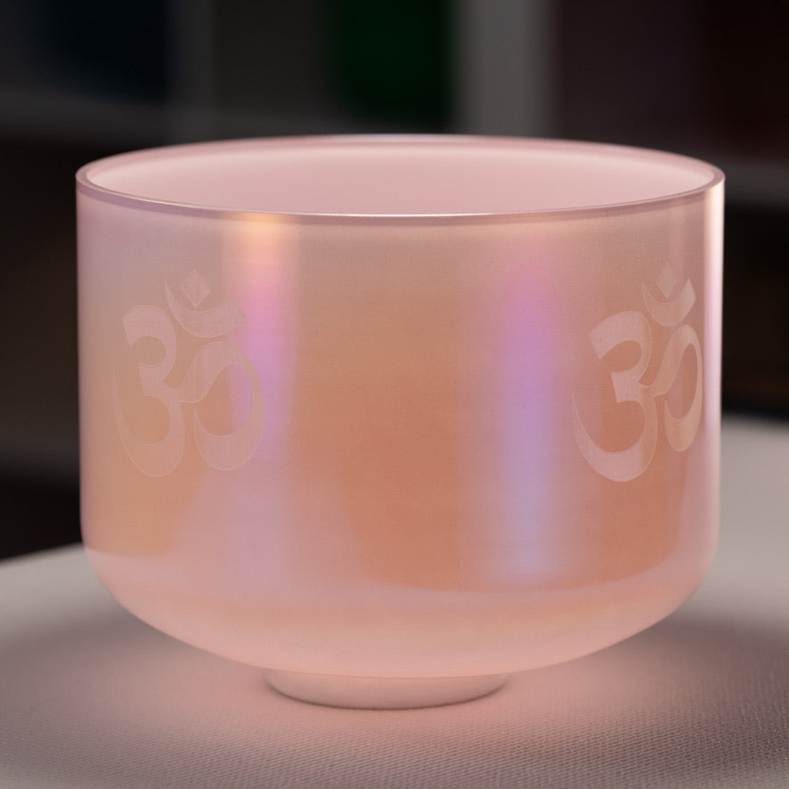 11" A-39 Goddess Glow Crystal Singing Bowl