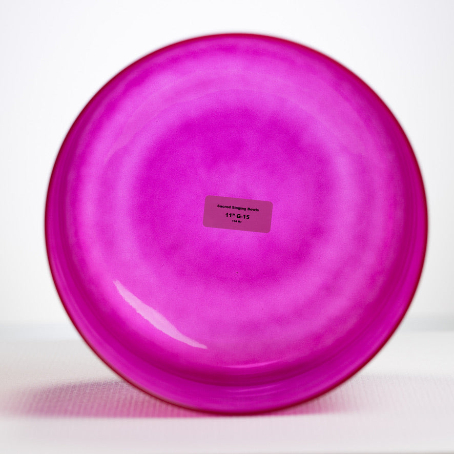 11" G-15 Rose Garden Singing Bowl