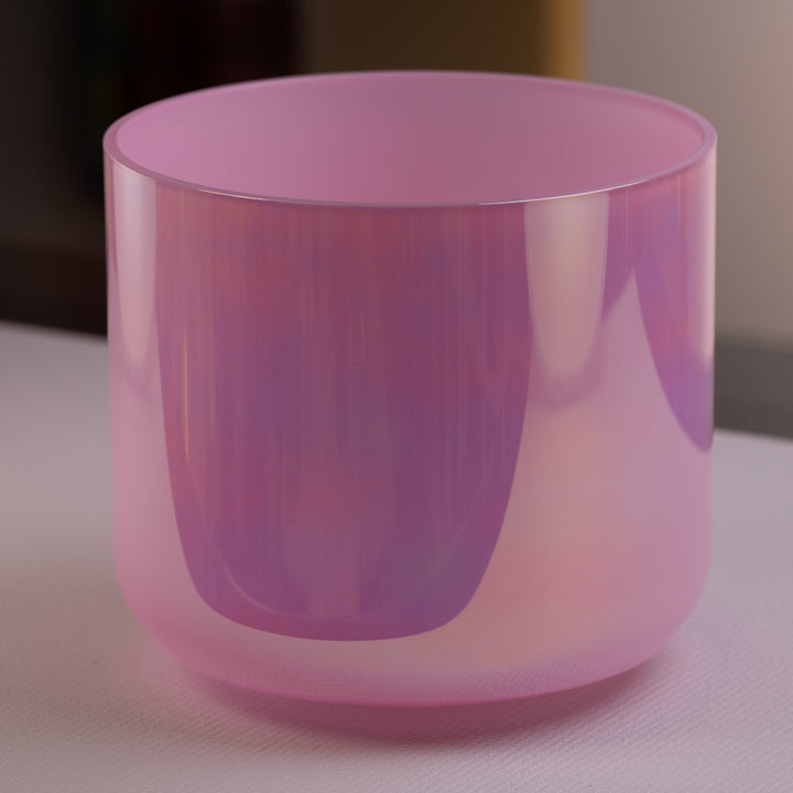 10.5" D#-7 Rose Blossom & Prismatic Crystal Symphony Bowl