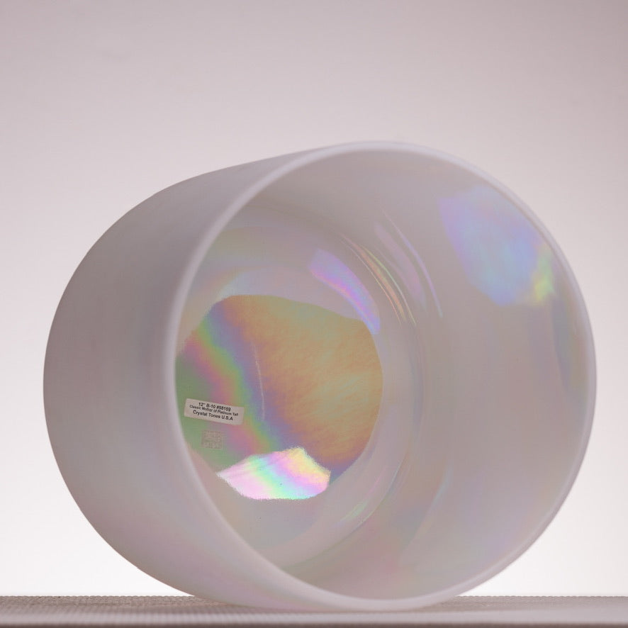12" B-10 Frosted with Mother of Platinum inside, Crystal Tones™