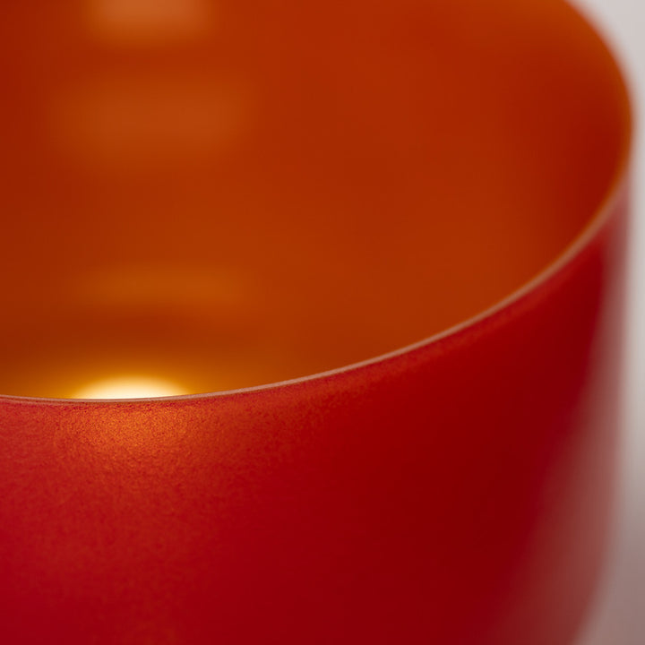 12" G#-27 Sedona Sunrise Frosted Crystal Singing Bowl