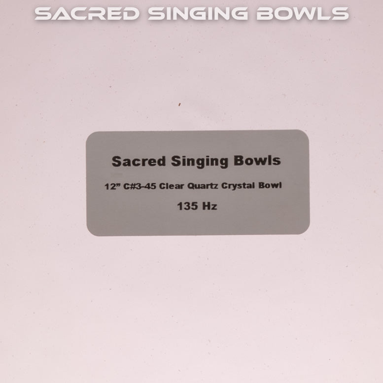 Crystal Singing Bowls for Sound Healing from Bowls of Sound