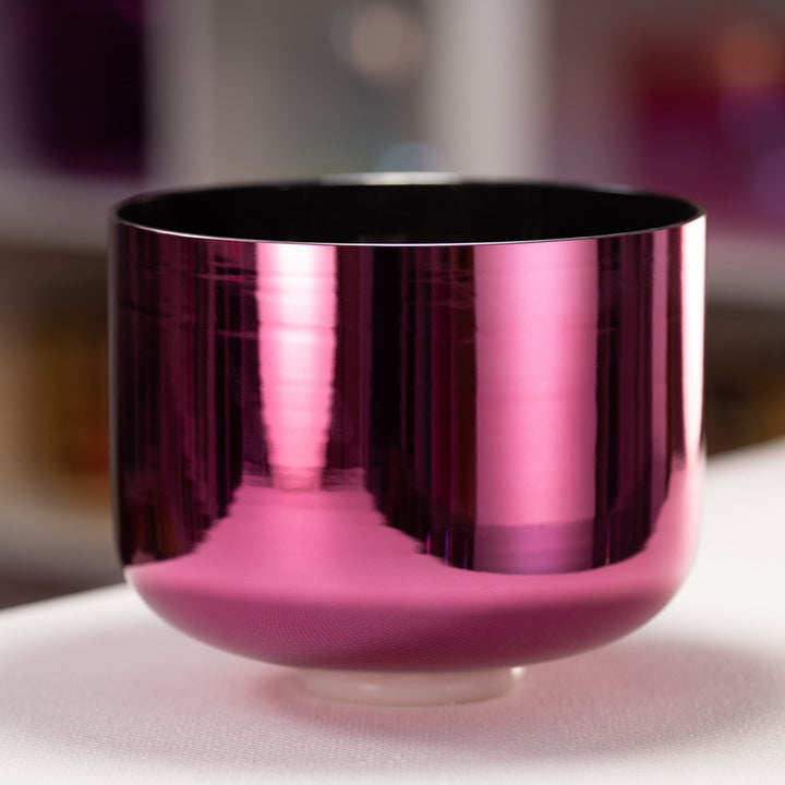 11" F#+45 Radiant Rose Crystal Singing Bowl