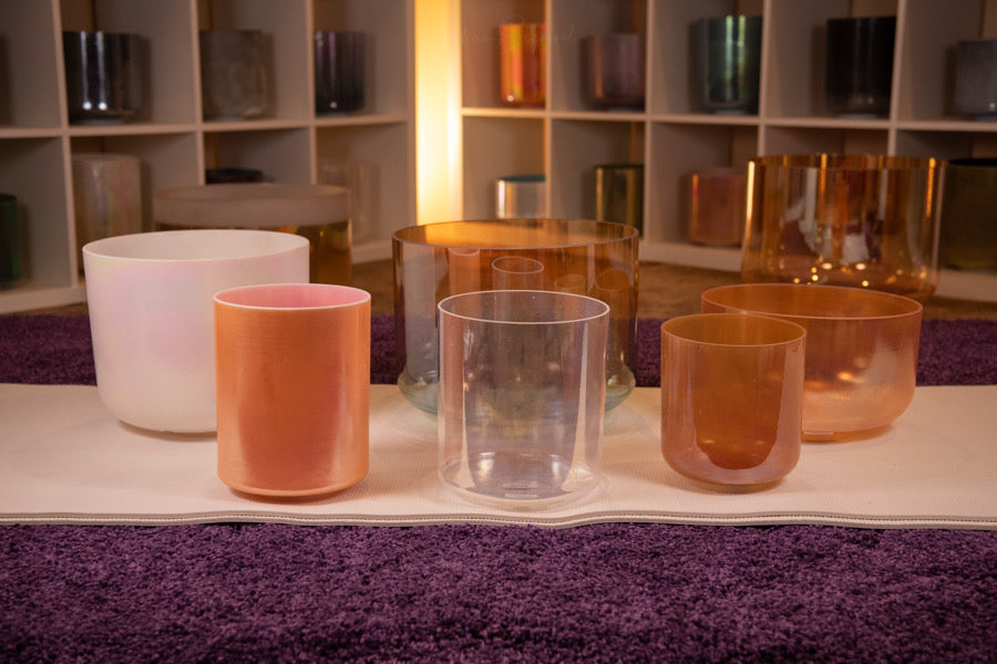 Aeterna Crystal Singing Bowl Set