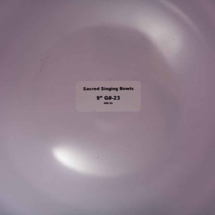 9" G#-23 Purple Dream Frosted Singing Bowl