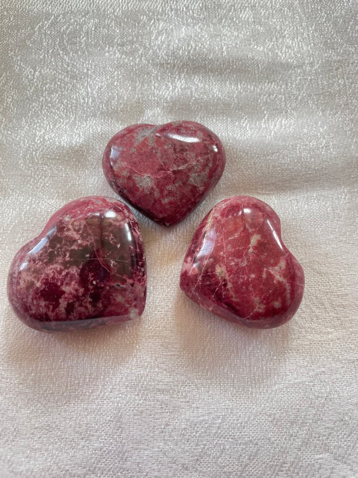 Thulite Heart