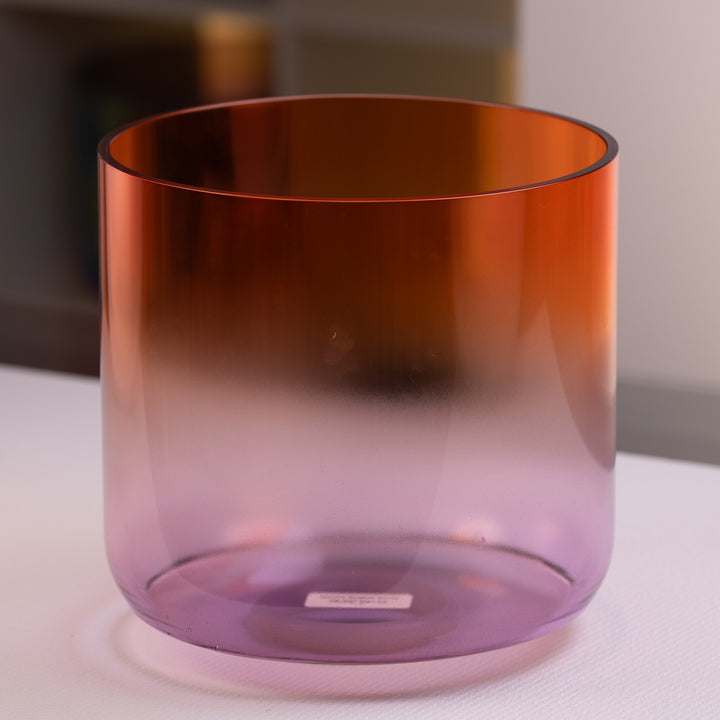 10.25” D#+44 Sunset Bloom Crystal Symphony Bowl